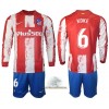 Officiële Voetbalshirt + Korte Broek Atlético Madrid Koke 6 Thuis 2021-22 Lange Mouw - Kids